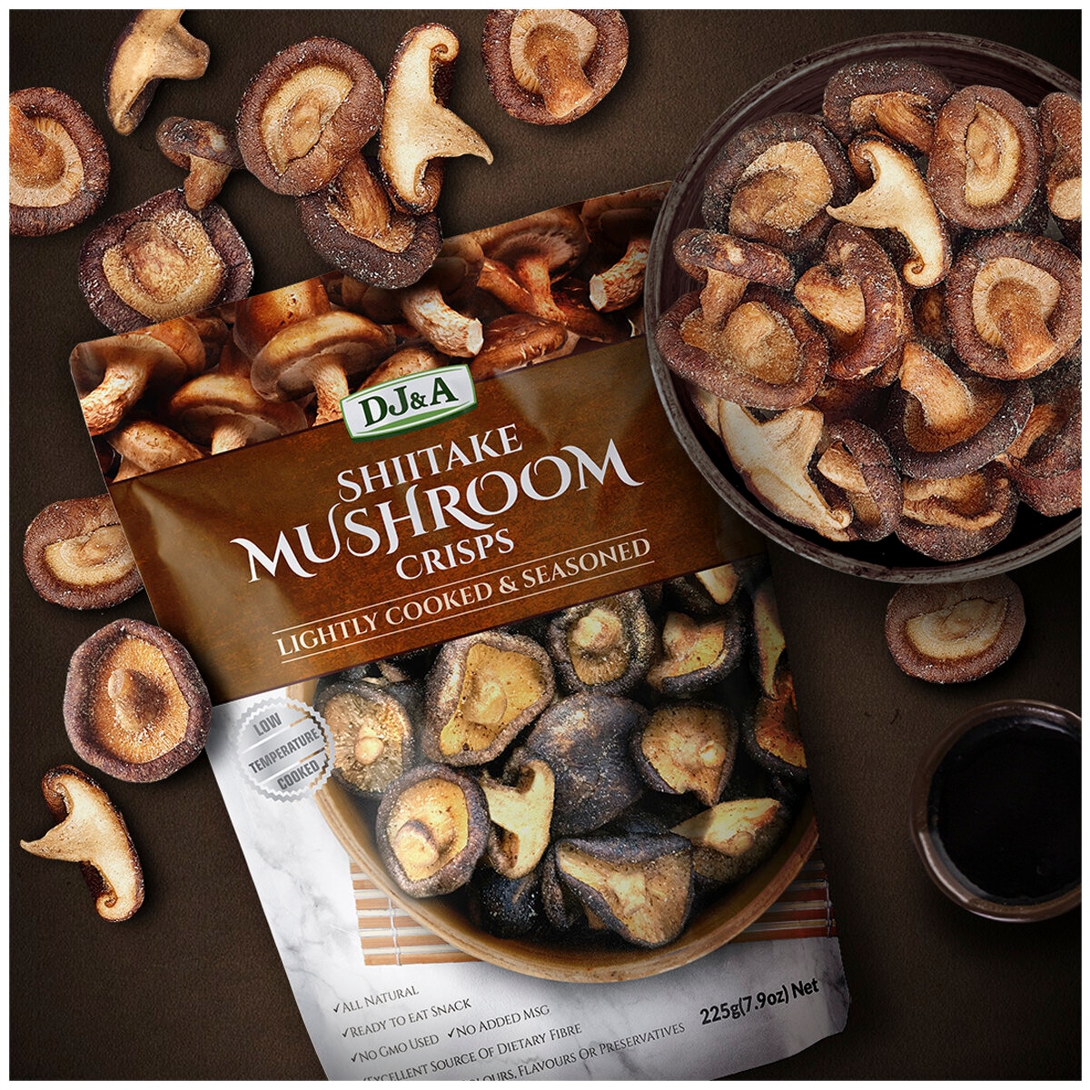 DJA Shiitake Mushroom Crisps 225g Costco Australia