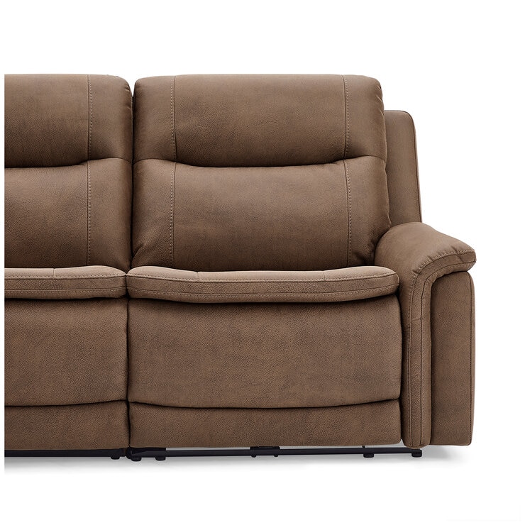 GilmanCreek Fabric Power Reclining Sectional With Power Headrests
