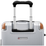 Swiss Military Carry On Luggage Chrome Silver
