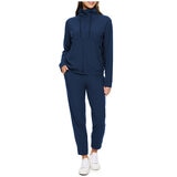 Kirkland Signature Ladies Active Zip Jacket Total Eclipse
