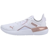 Puma Womens Flyer Runner Shoe - White Rose Gold