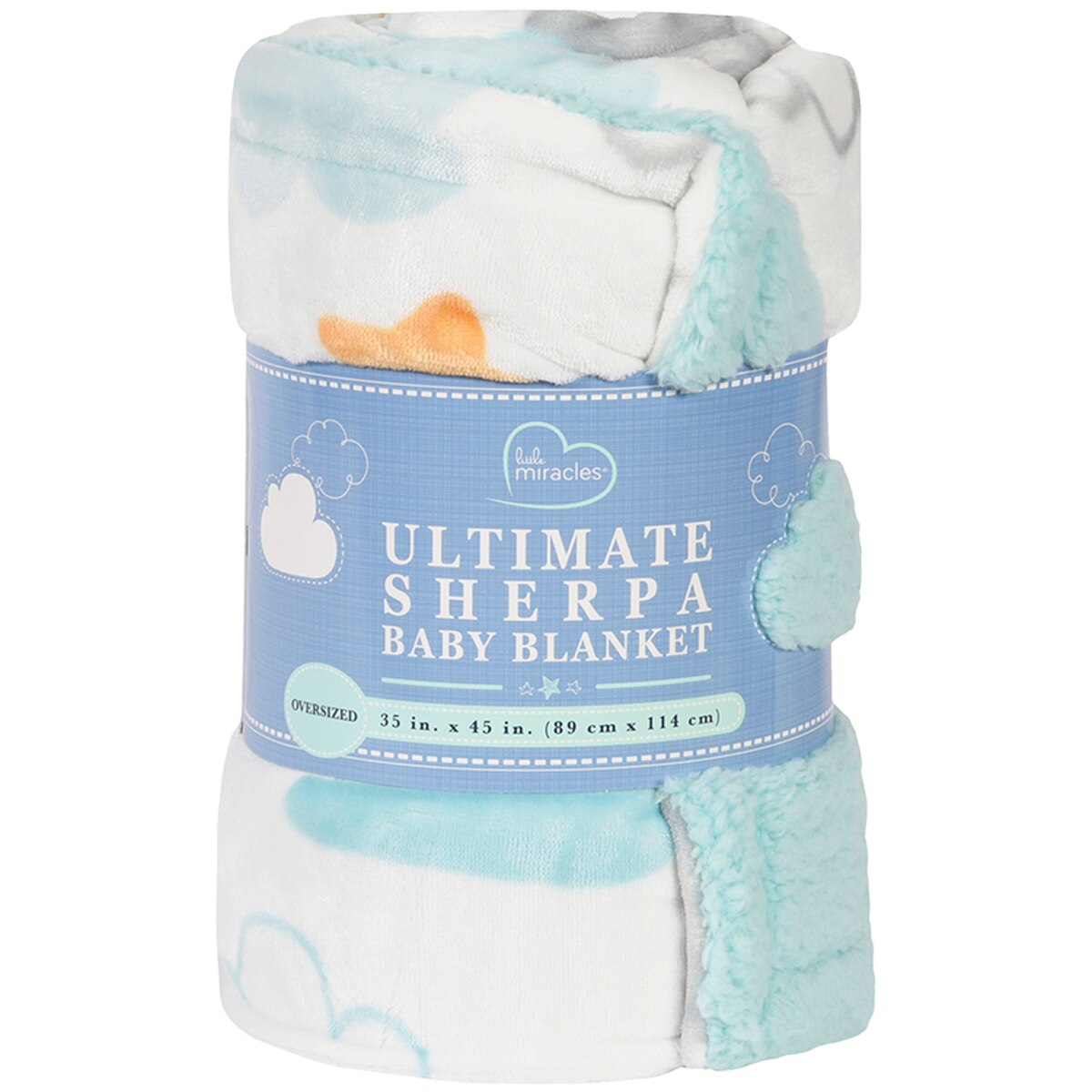 Little Miracles Ultimate Sherpa Baby Blanket Moon Costco Australia