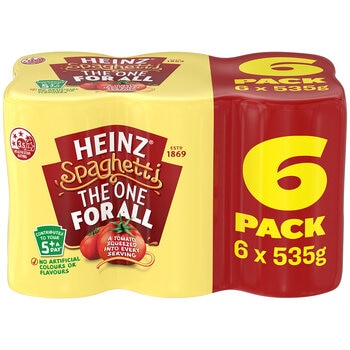 Heinz Spaghetti 6 x 535g