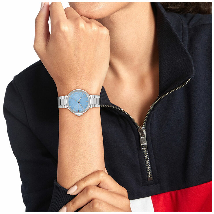 Tommy Hilfiger Lori Stainless Steel Blue Dial Women's Watch 1782777