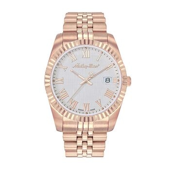 Mathey-Tissot Rose Gold Stainless Steel White Dial Men's Watch H810PRA