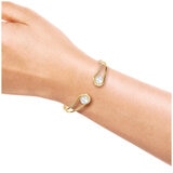 18KT Yellow Gold 7.5-8mm Cultured Freshwater Pearl Bracelet