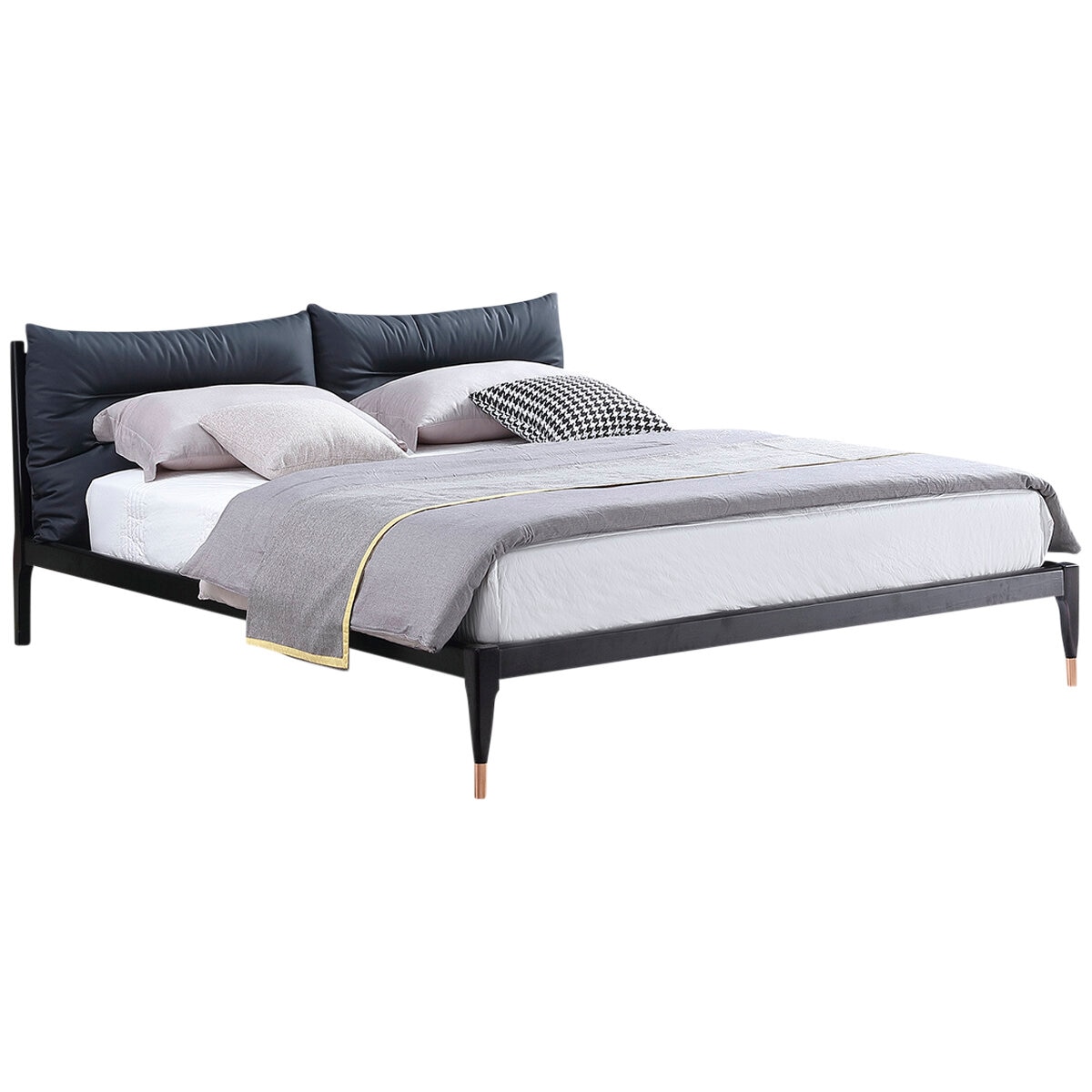 Moran Hagen Queen Bed with Encasement and Slats