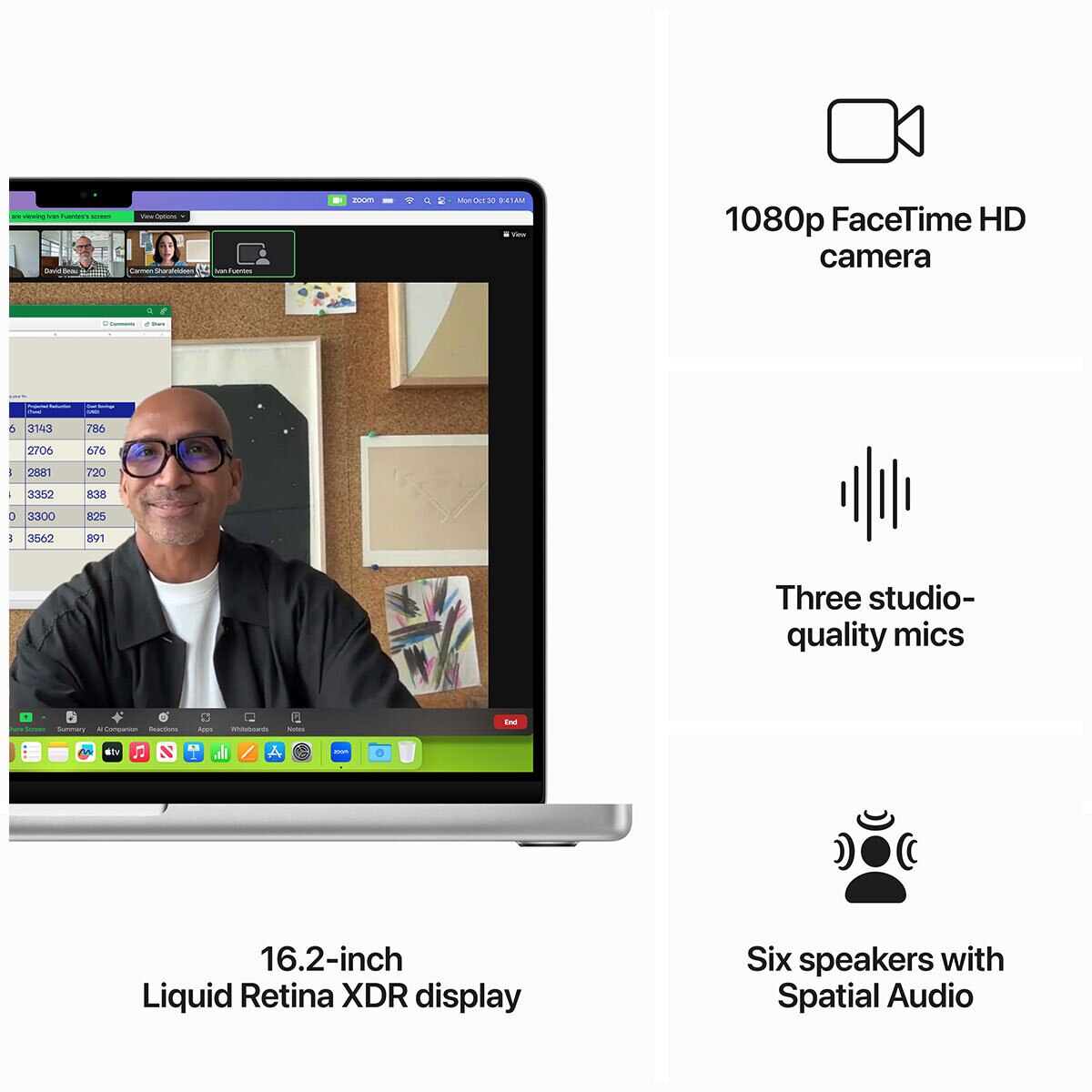 Macbook Pro 16 Inch with M3 Max Chip, 16-Core CPU, 40-Core GPU 1TB Silver