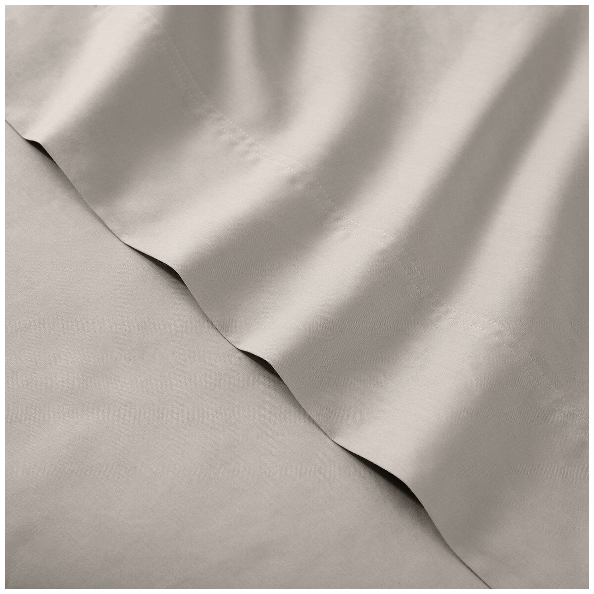 Purely Organic 300TC Cotton Sheet Set 4 Piece King Bone