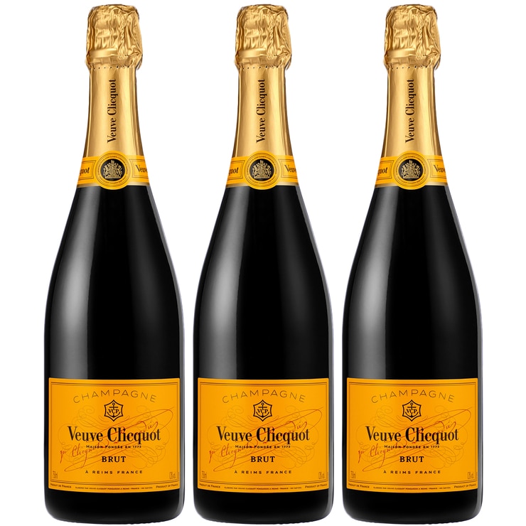Veuve Clicquot Yellow Label NV 3 x 750ml Costco Australia