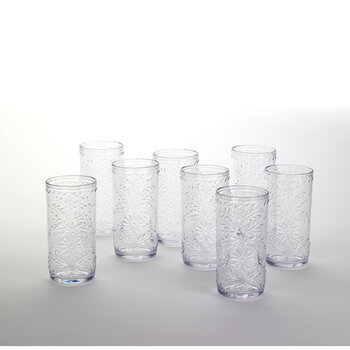 Jia Wei Tritan Tumblers 8 Pack x 680ml