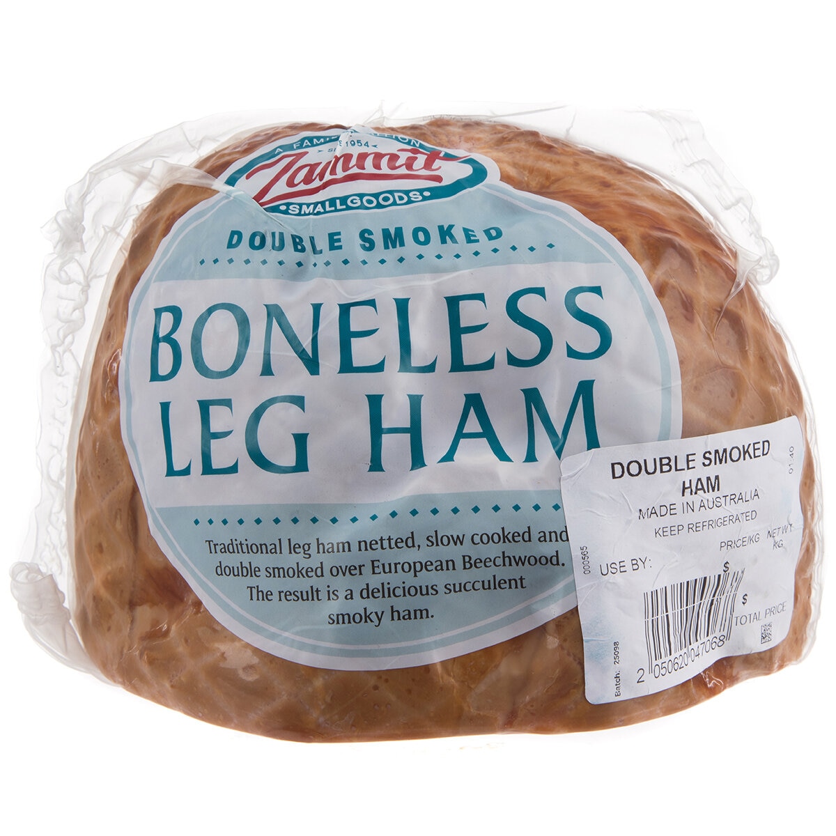 Zammit Double Smoked Boneless Leg Ham