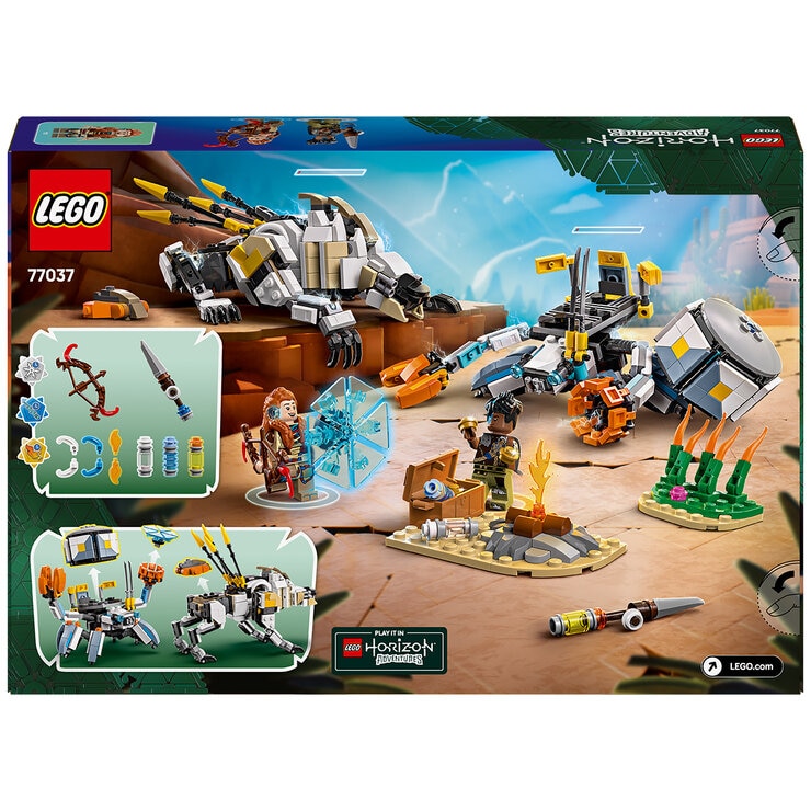 LEGO Horizon Adventures Aloy & Varl vs. Shell-Walker & Sawtooth Toy 77037