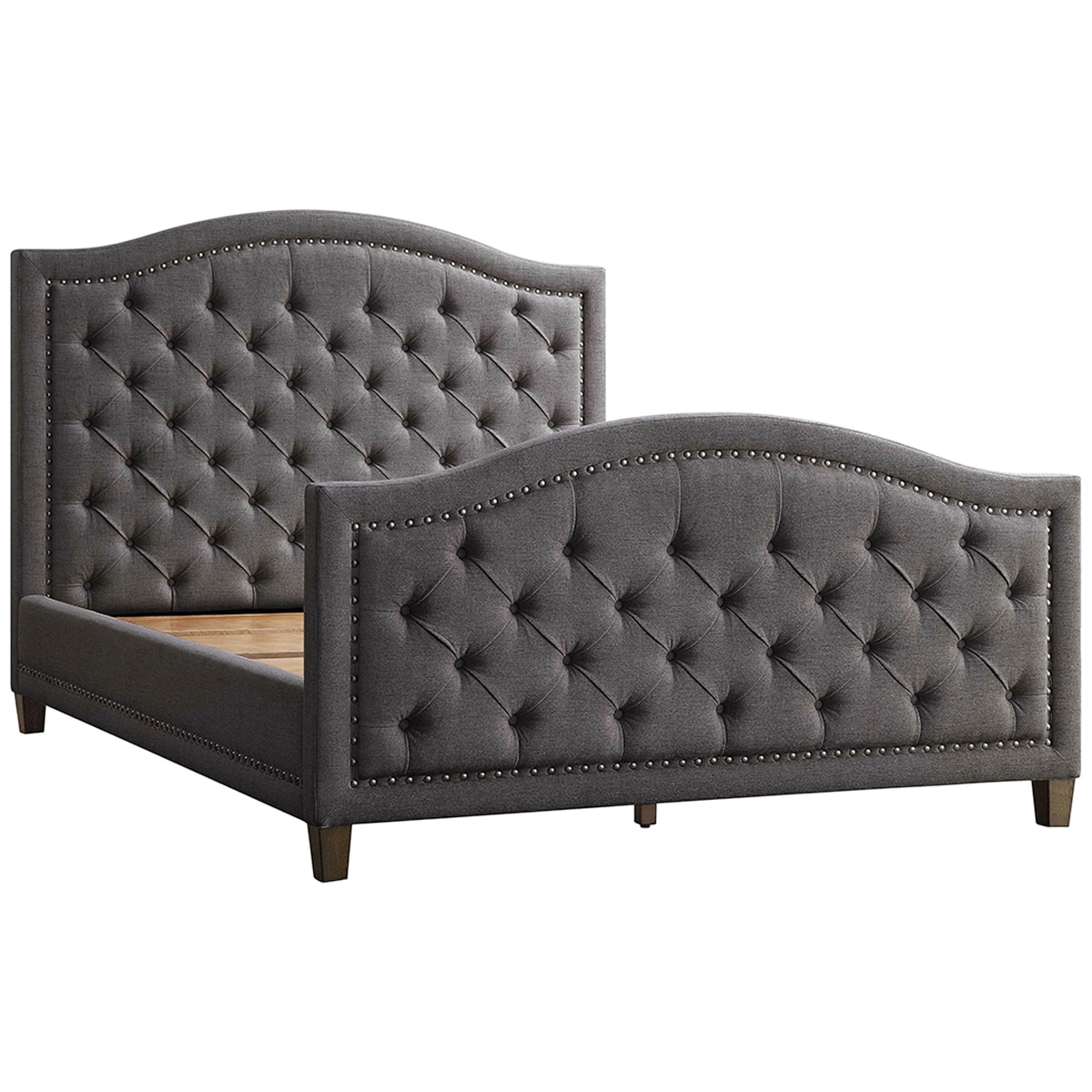 Thomasville Upholstered Queen Bed Grey