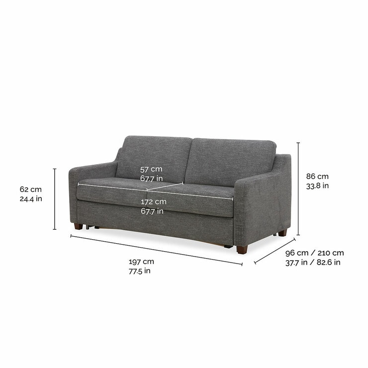 Aiden & Ivy Fabric Queen Sleeper Sofa Aiden & Ivy Fabric Queen Sleeper Sofa