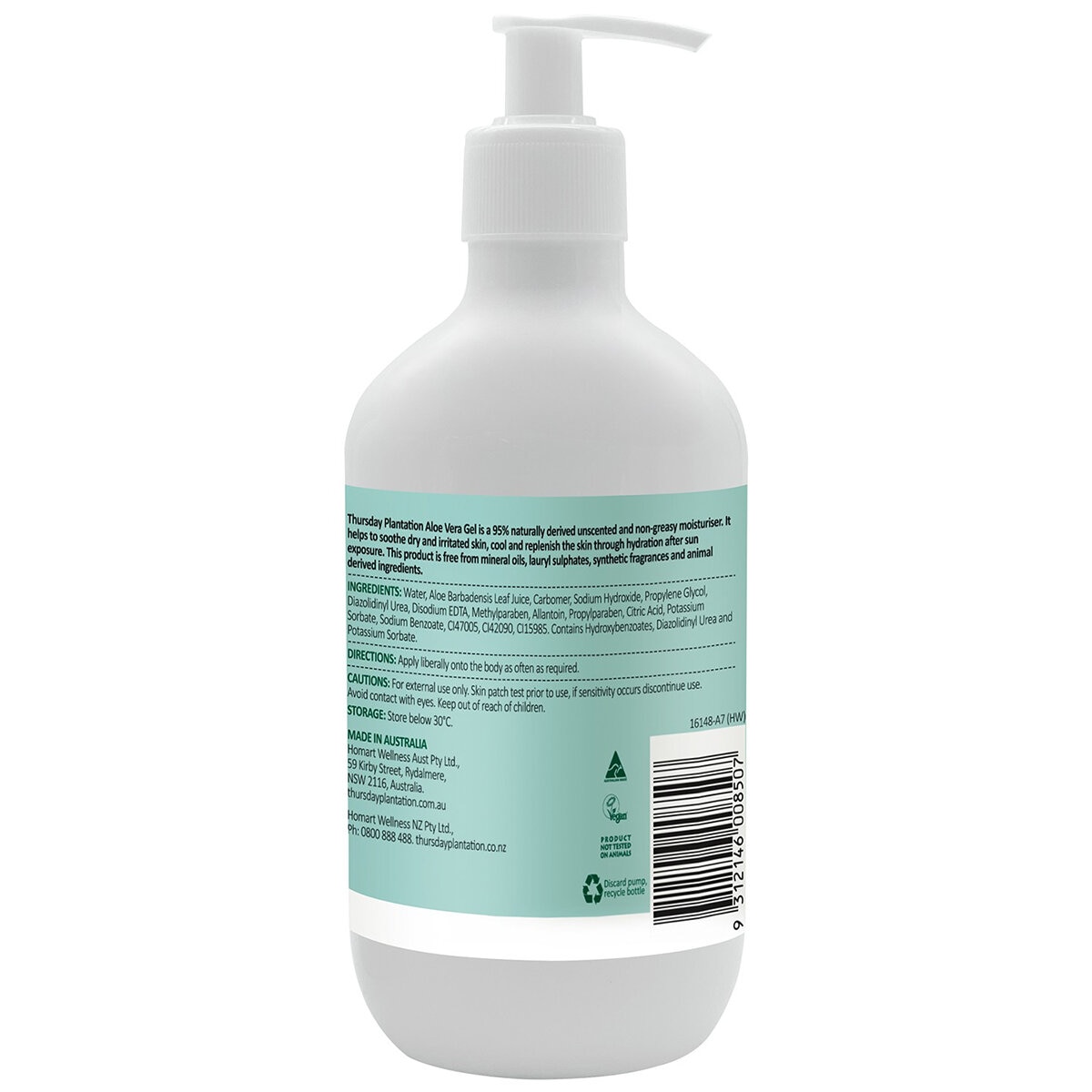 Thursday Plantation Aloe Vera Gel 500g