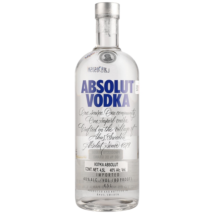 Absolut Vodka 4.5L Costco Australia