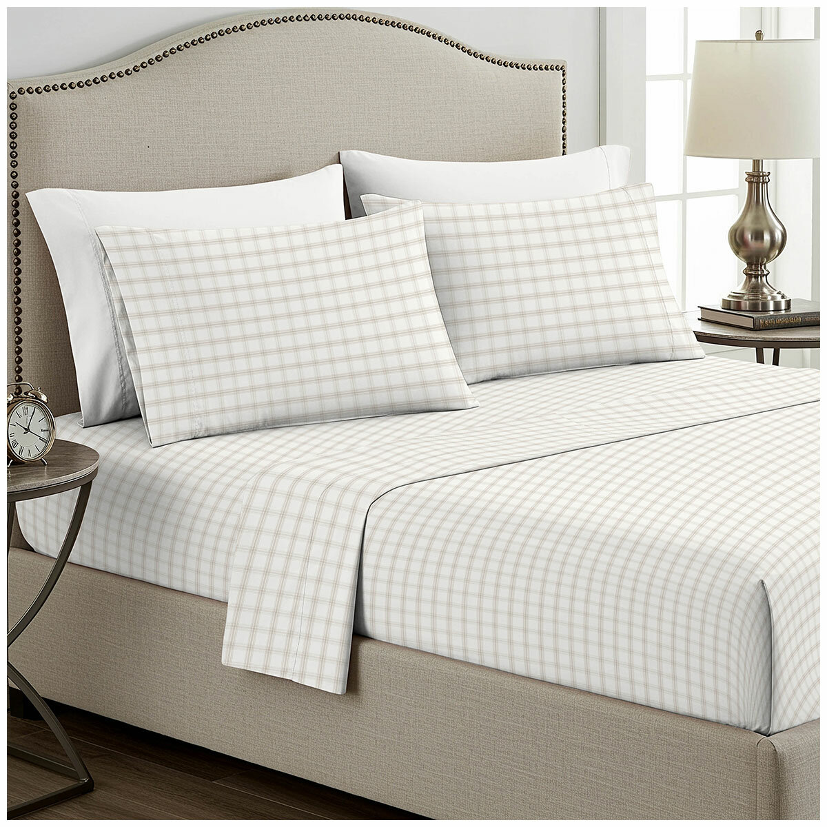 Boutique Living Cotton Flannel Sheet Set King Single 3 Piece