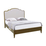 Moran Riviera Queen Bed, Cream Fabric
