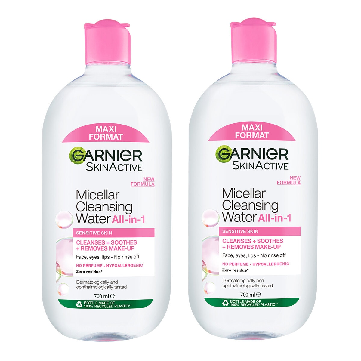 Garnier Micellar Cleansing Water All-In-1 700ml 2 Pack