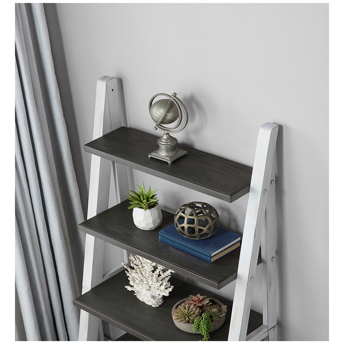 Bayside Furnishings Ashlyn Ladder Bookcase 182.9cm Costco Australia