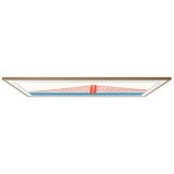 Samsung 43 Inch The Frame TV Customisable Bezel Teak
