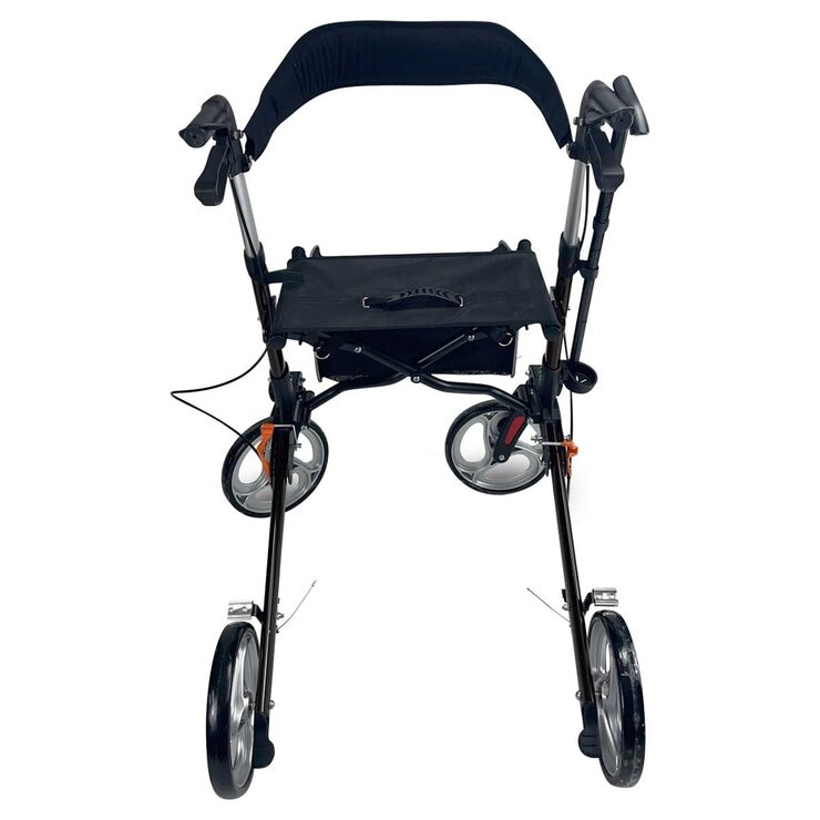 Altus Deluxe Euro Style Walker Rollator 10 Inch Wheel Black Altus Deluxe Euro Style Walker Rollator 10 Inch Wheel Black
