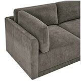 Thomasville 6PC Fabric Modular Sectional with Ottoman Grey