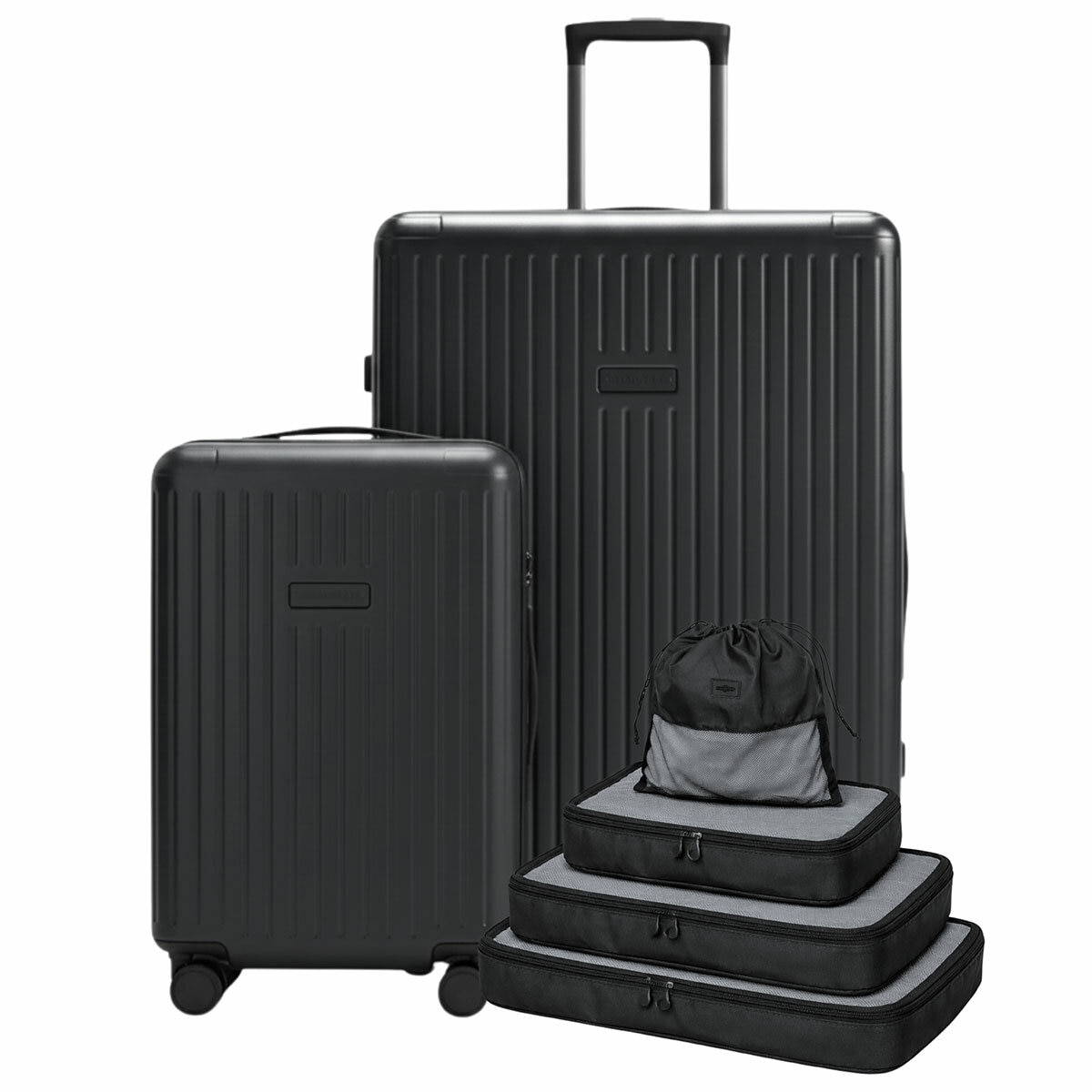 Globite 2 Piece Luggage Set With 4 Piece Packing Cube