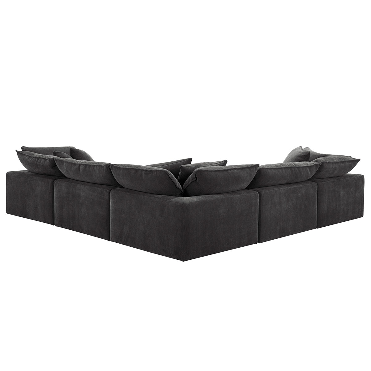 Aiden & Ivy 6 Piece Fabric Modular Sectional