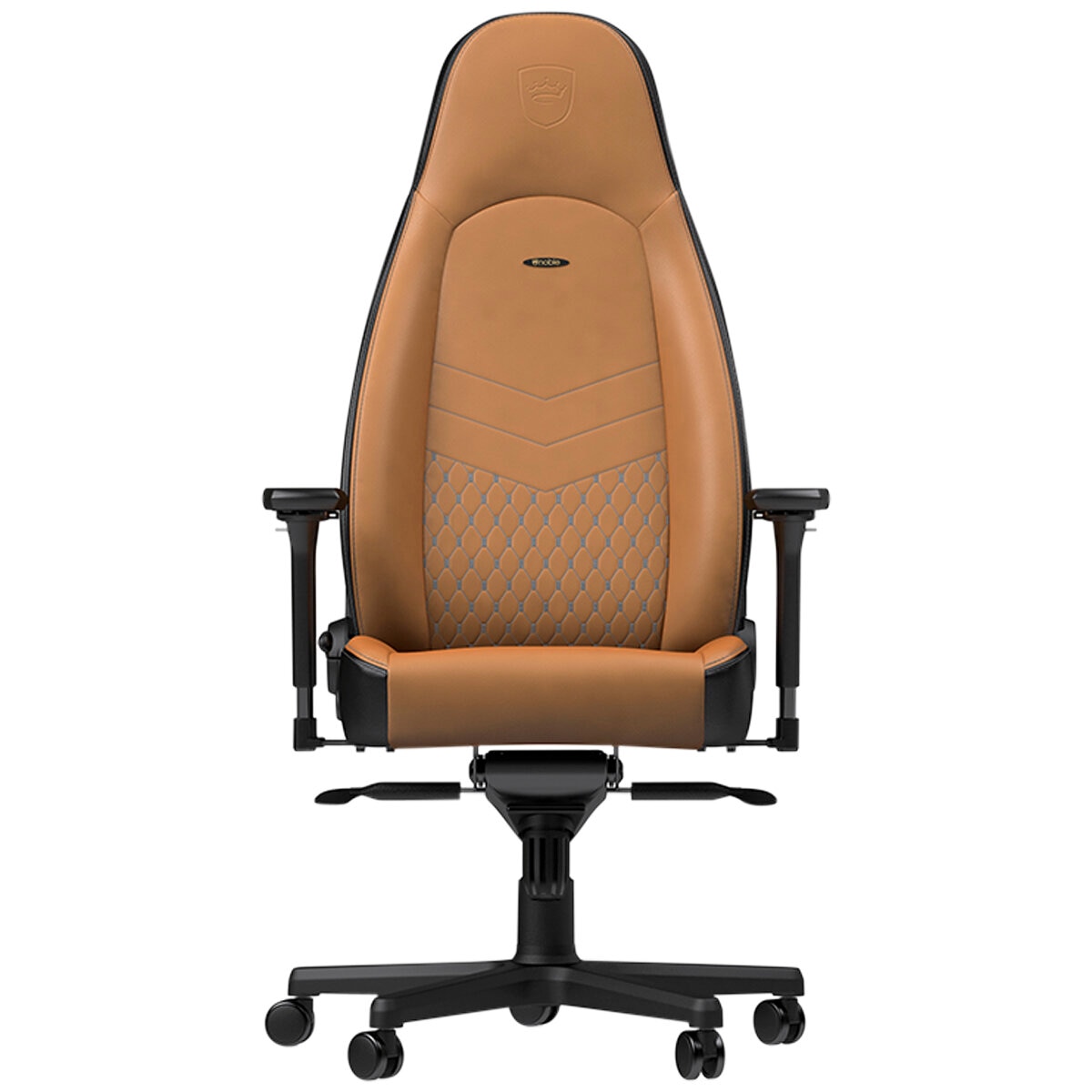 Noblechairs ICON Gaming Chair Real Leather Cognac Black