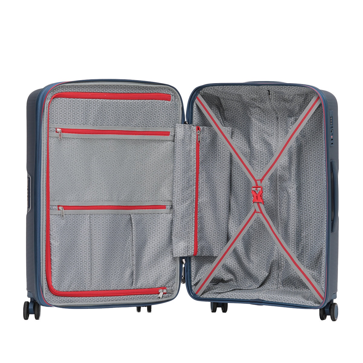 Tosca Bel-Air 3 Piece Luggage Set Blue