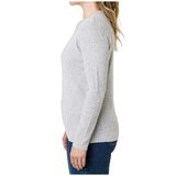 Seg'ments Women's Textured Sweater - Grey