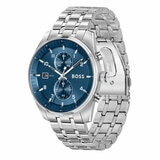 BOSS Skytraveller Stainless Steel Blue Dial Men's Watch 1514216