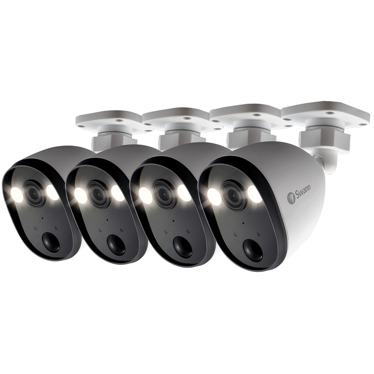 Swann Spotlight Outdoor Security Camera 4pk Costco Australia