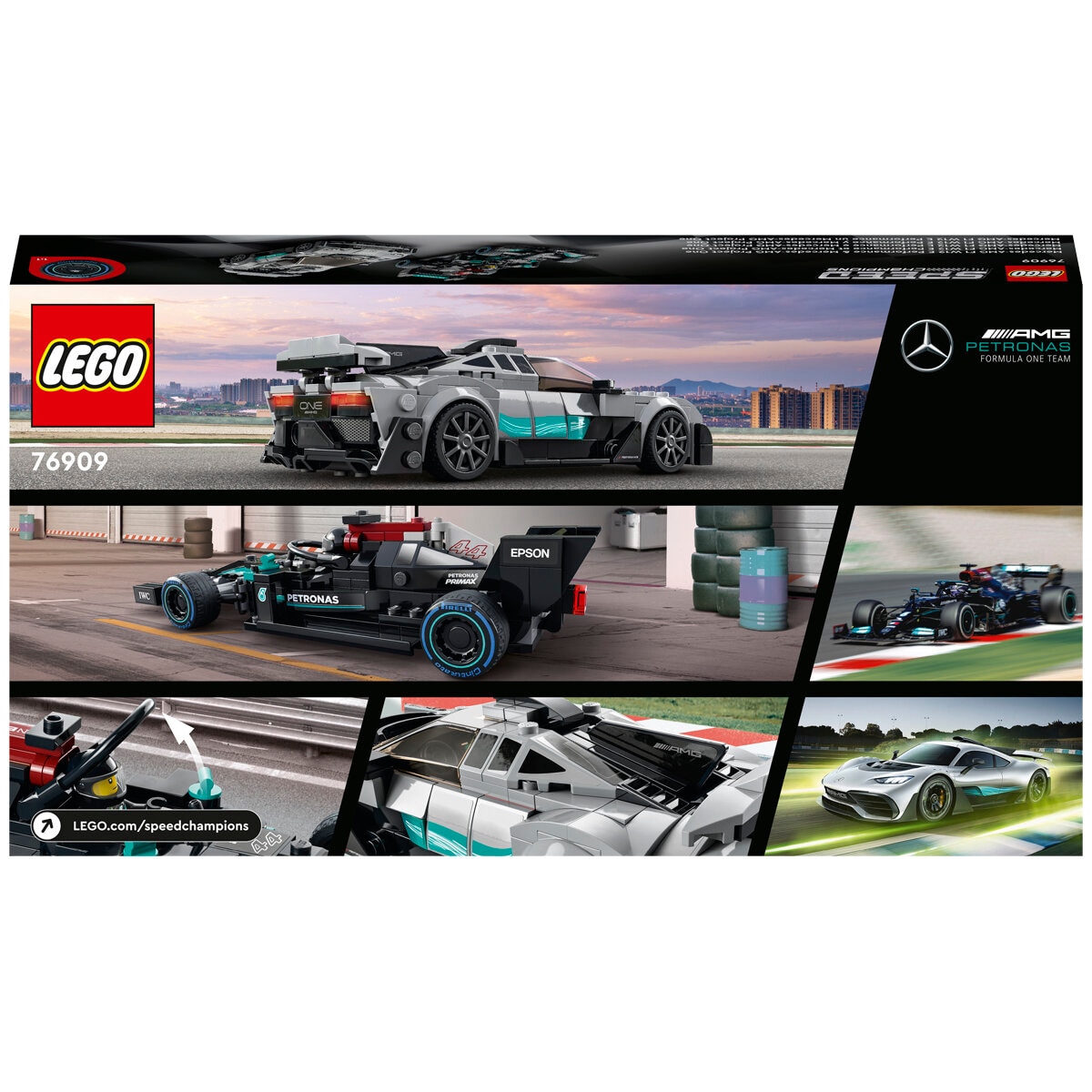LEGO Speed Champions Mercedes-AMG F1 W12 E Performance & Mercedes-AMG Project One 76925