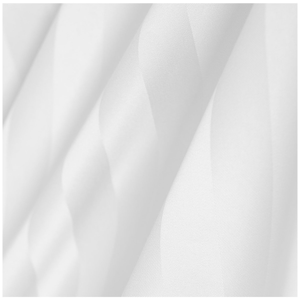 Kingtex 1200TC Egyptian Cotton Sateen Stripe Quilt Cover Set Queen - White