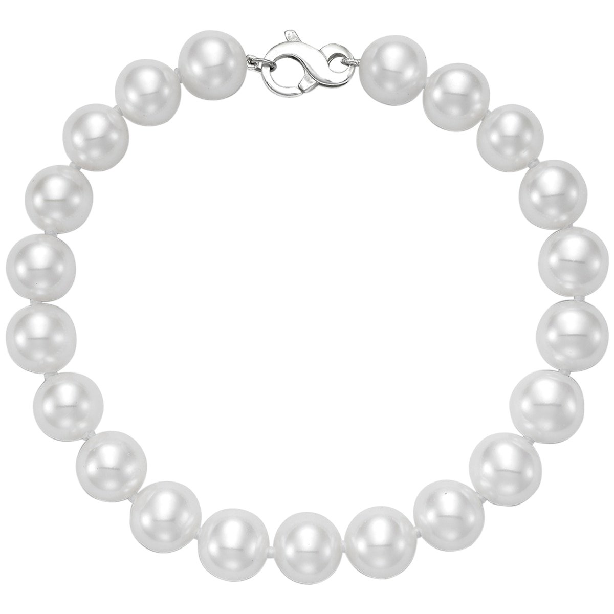18KT White Gold White Akoya Pearl Bracelet Costco Austr...
