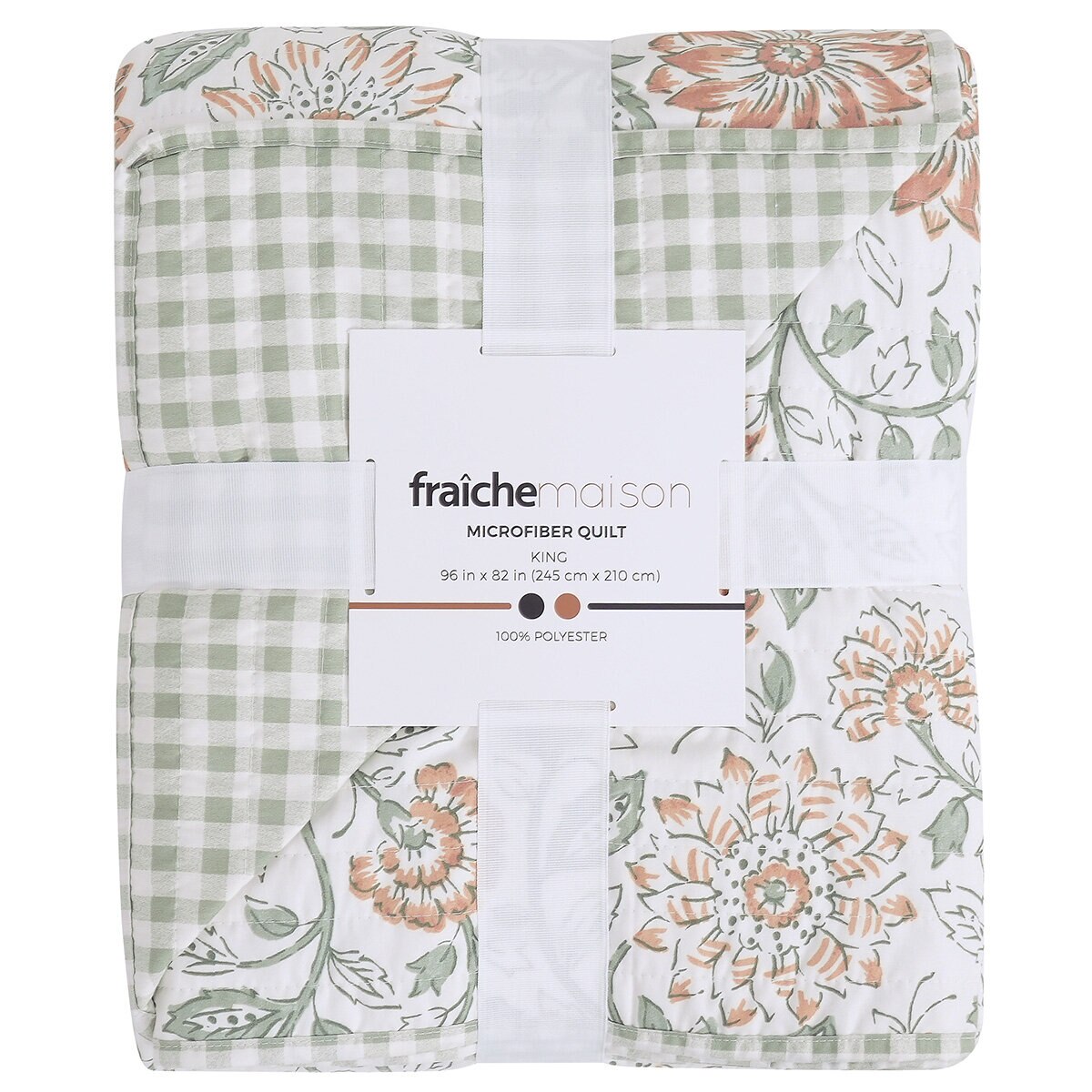 Fraiche Maison Microfiber Quilt King