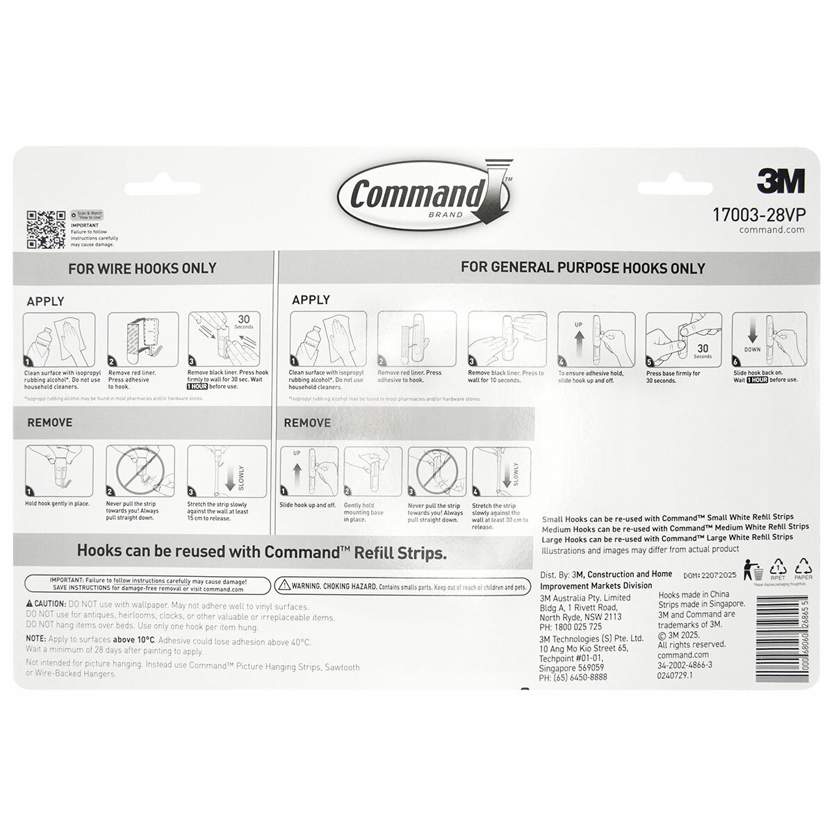 3M Command General Purpose 28 Hook Value Pack