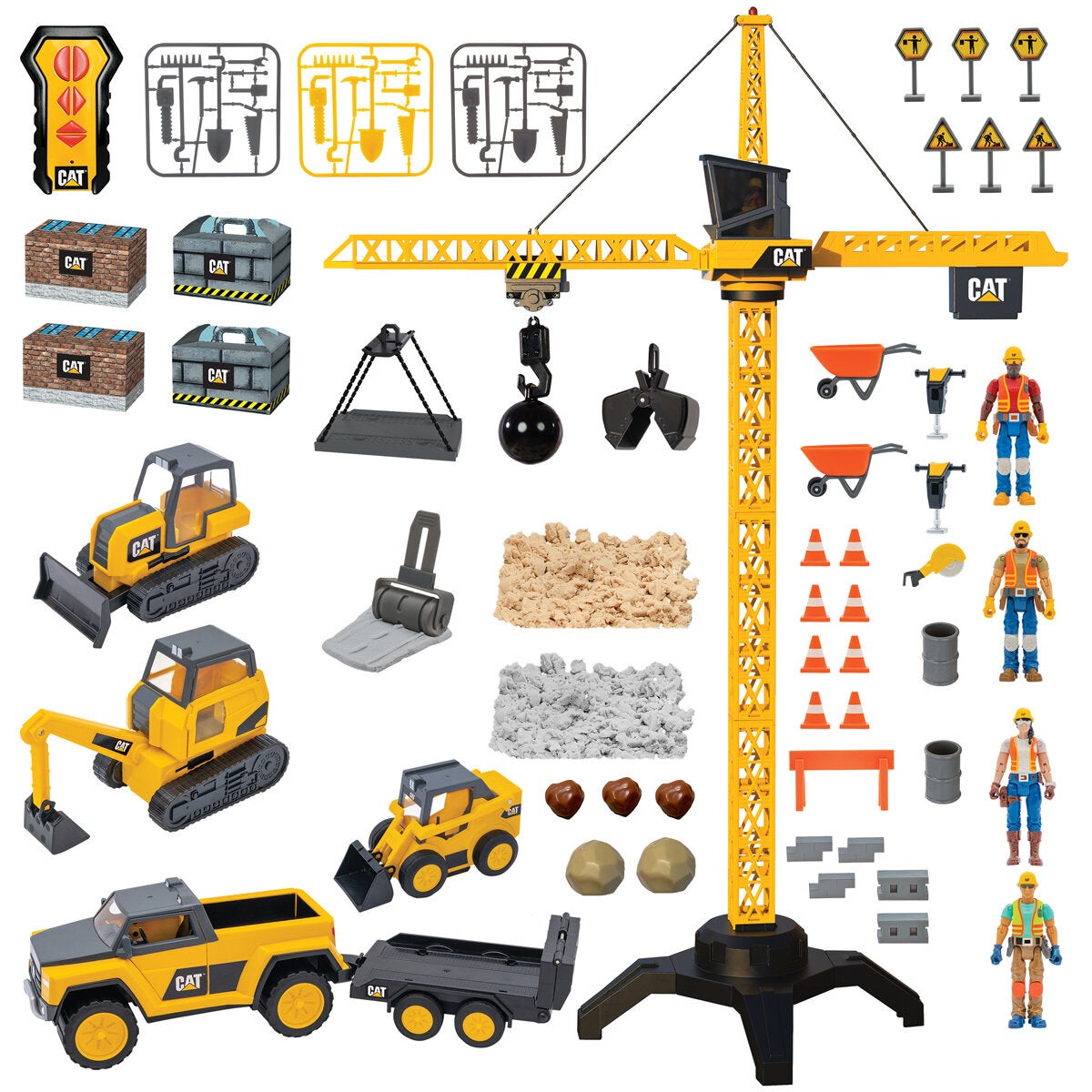 CAT Workforce Power Crane Remote Control Playset CAT Workforce Power Crane Remote Control Playset
