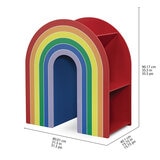 Delta Children Rainbow Bookcase