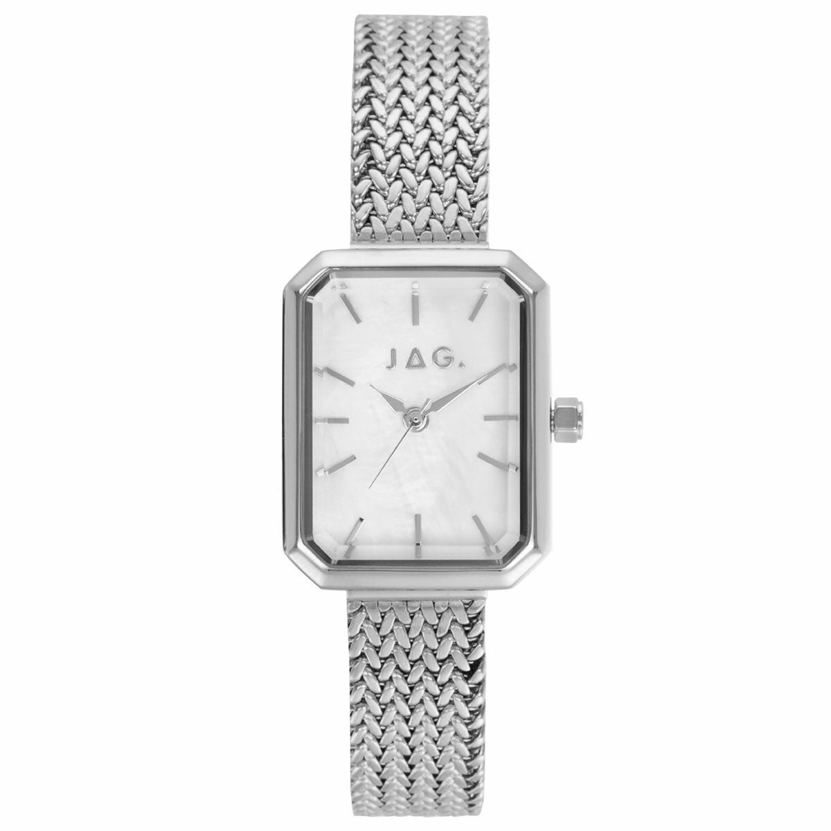 JAG Balmain White Dial Stainless Steel Mesh Band Women's Watch J2916A JAG Balmain White Dial Stainless Steel Mesh Band Women's Watch J2916A