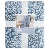 Fraiche Maison Velvet Plush Throw 152cm x 177cm Ditsy