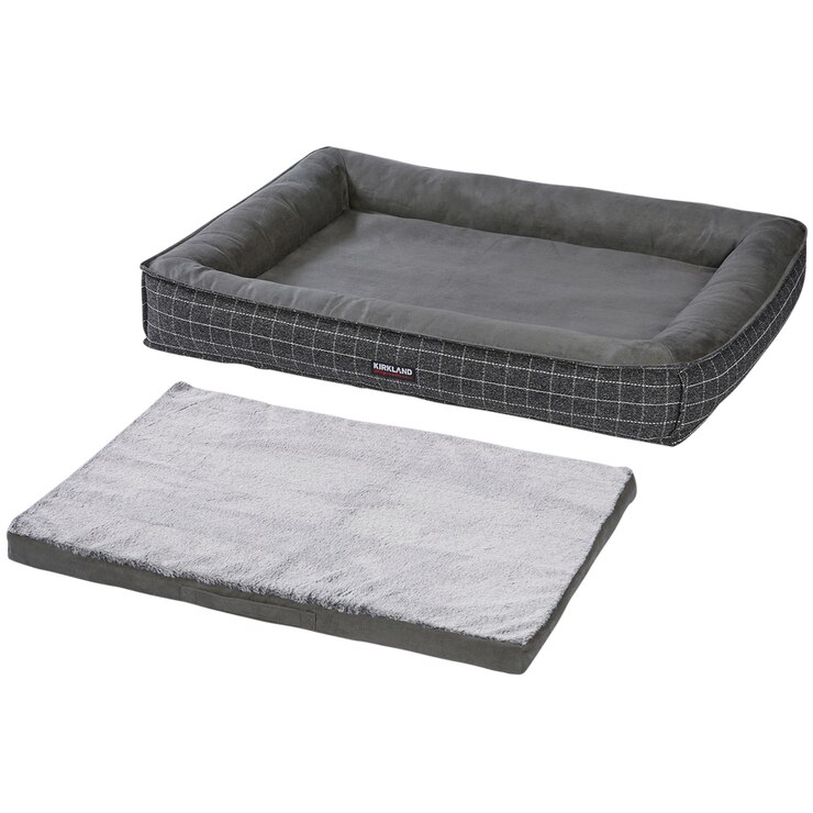 Kirkland Signature Rectangular Bolster Pet Travel Bed Costco Australia
