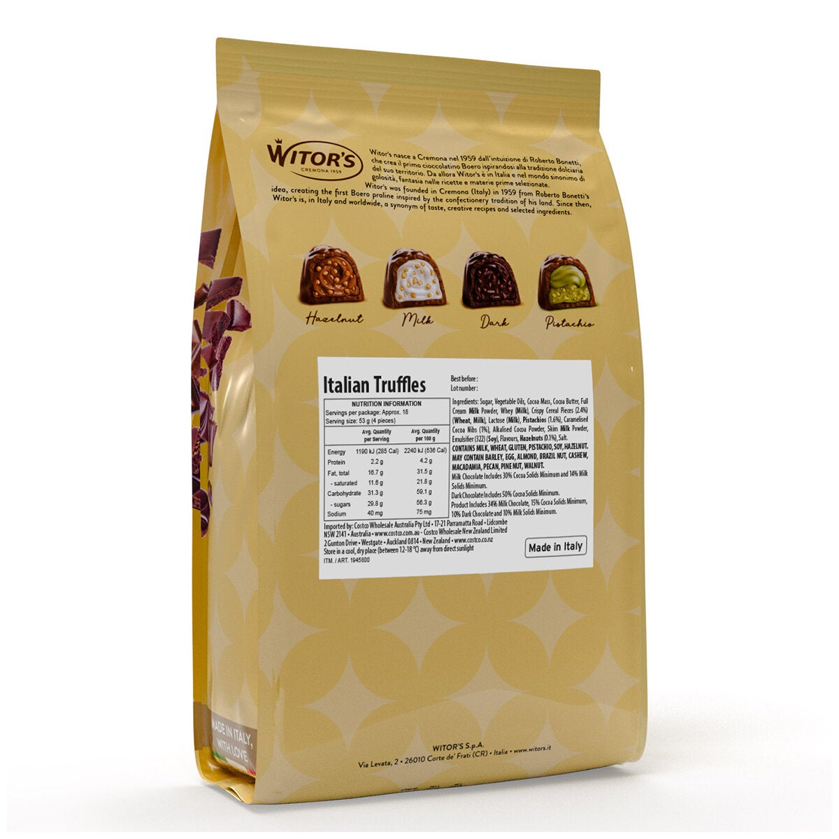 Witor's Italian Truffle Mix 1kg Witor's Italian Truffle Mix 1kg
