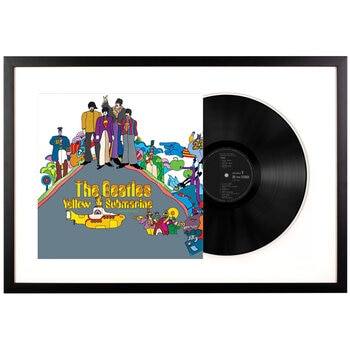 Framed The Beatles Yellow Submarine Vinyl Album Art UM-3824671-FD