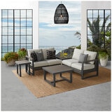 Agio Maricopa Woven Sectional Seating 5 Piece Set