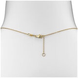 14KT Yellow Gold Turquoise Heart Pendant Necklace