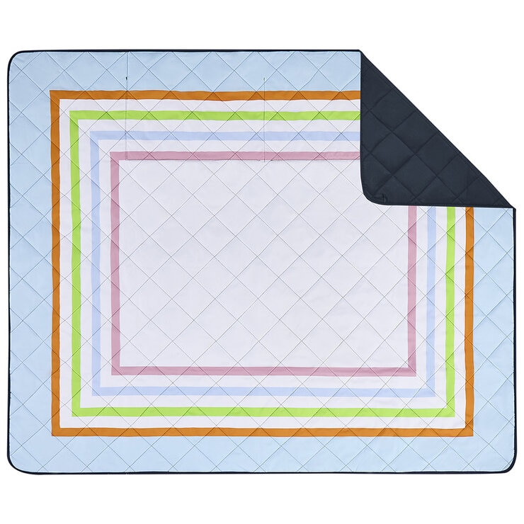 Hunter Outdoor Picnic Blanket Bedford Blue Multi